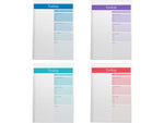 Better Office Today Notepad, 7" x 10", Ruled, Assorted Colors, 52 Sheets/Pad, 4 Pads/Pack (25831-4PK)