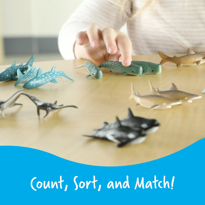 Learning Resources Ocean Animals, Assorted Colors, 50/Set (LER0799)