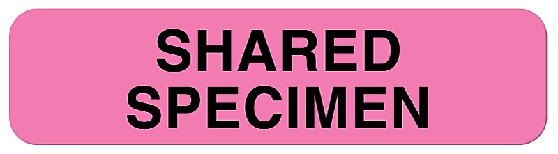 Specimen Label, 1-1/4" x 5/16"