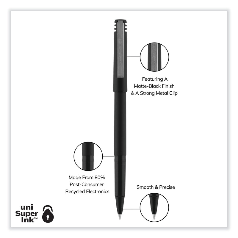 PEN,UB,ROLLER,72/PK,BK