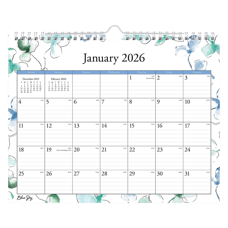 2026 Blue Sky Lindley 11" x 8.75" Monthly Desk Calendar (101593-26)
