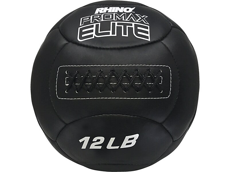 Champion Sports RHINO Promax Elite Black Medicine Ball, 12 Lbs. (PRX12)