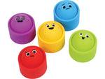 Learning Resources Rainbow Emotion Fidget Poppers, 5/Pack (LER5573)