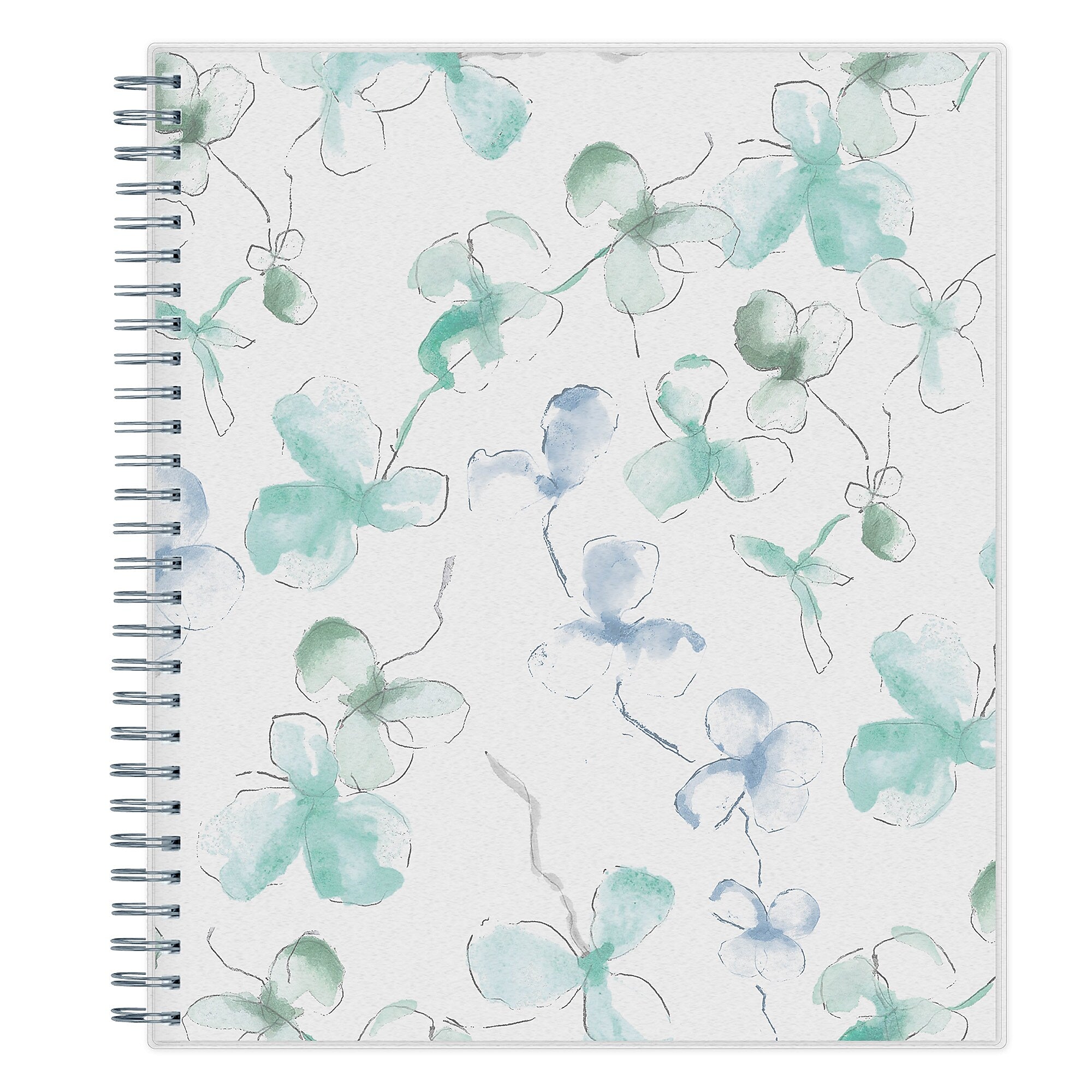 Planning Calendar BS Lindley Frosted PP 8x10 RY26 Monthly Safety Wirebound -