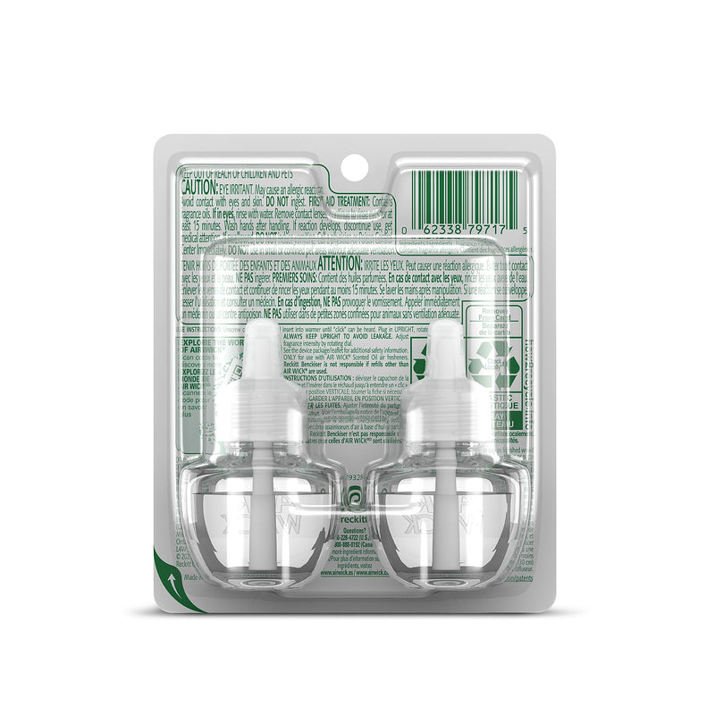 Air Wick Scented Oils, Fresh Waters, 0.67 oz., 2/Pack (6233879717)