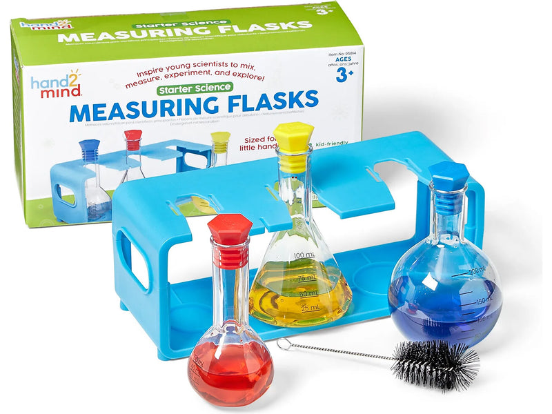 hand2mind Starter Science Measuring Flasks Set (IN95814)