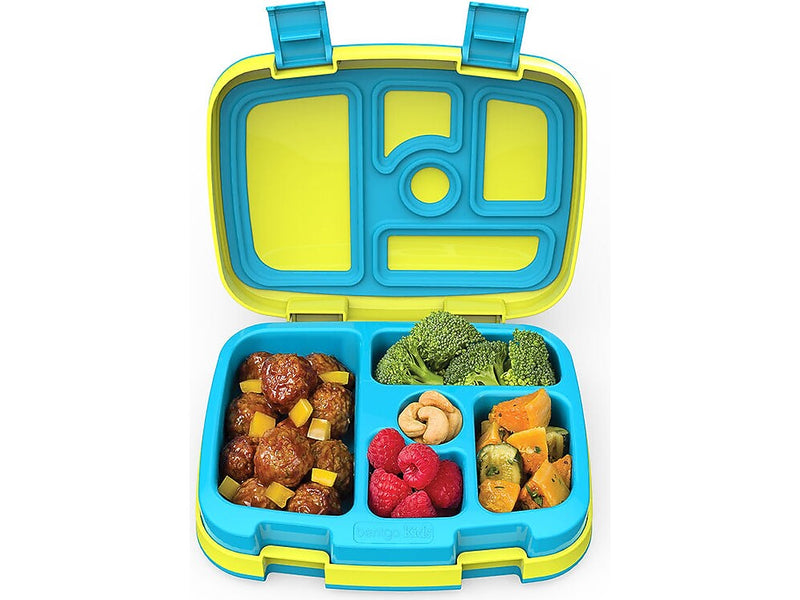 bentgo Brights Kids Bento Box, 5-Compartment, Citrus Yellow, 19 oz. (BGOBRTS-C)