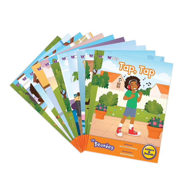 Beanstalk Books The Beanies Hi-Lo Diversity Decodables Phase 2 Set 2, 12/Set (JRLBB153)