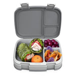 Bentgo Fresh Bento Box, 4-Compartment, Gray, 39.2 oz. (BGOFR-2Y)