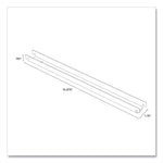 Alera Two Row Hangrails for Alera 30" and 36" Wide Lateral Files, Aluminum, 4/Pack
