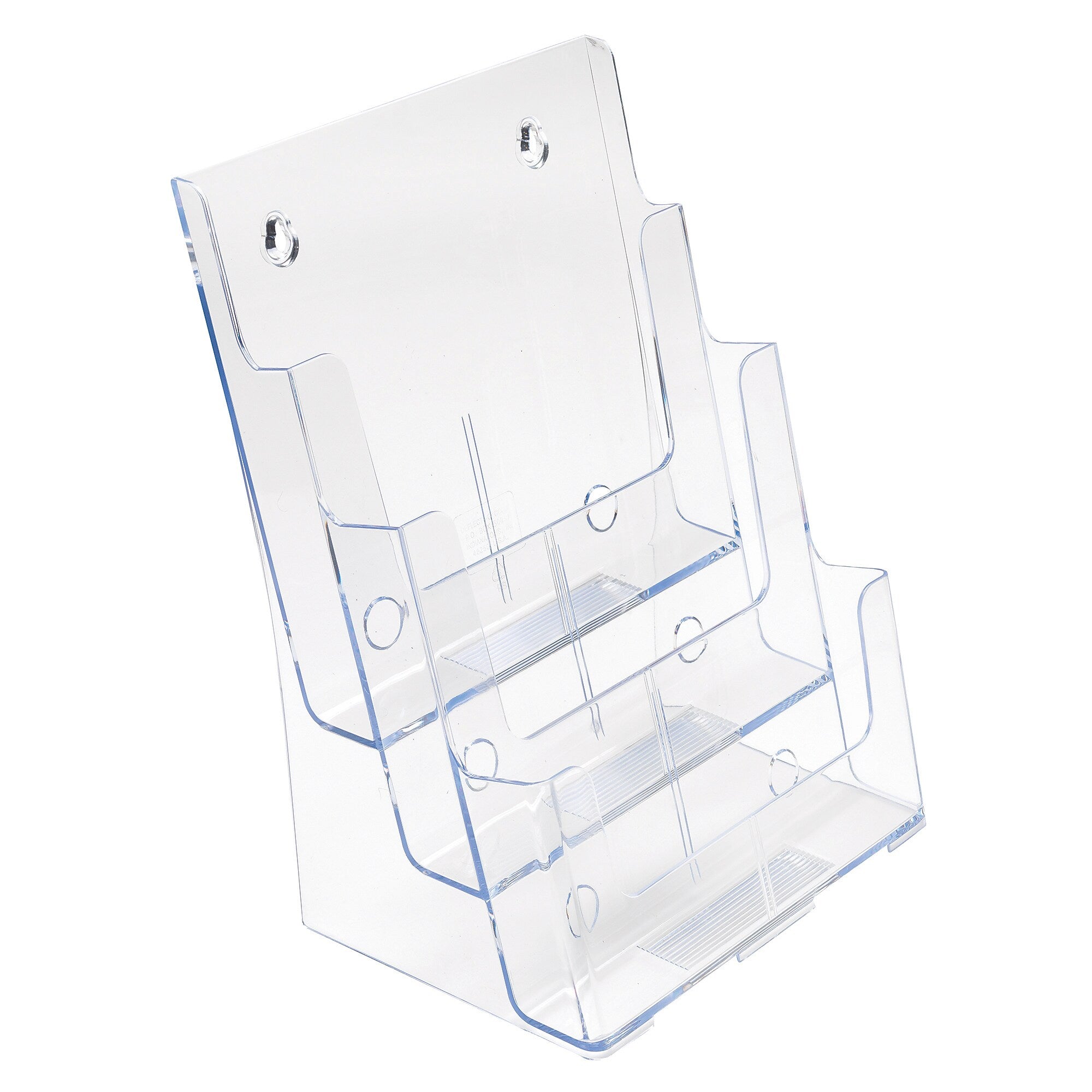 Staples® Literature Holder for Magazines, 8.25" x 11.7", Clear Plastic (77301)