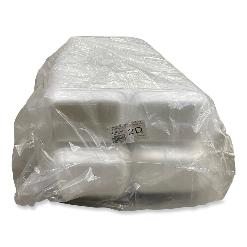 GEN Meat Trays, #2D, 8.56 x 6.1 x 1.2, White, 500/Carton