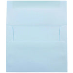 JAM Paper A2 Invitation Envelope 4 3/8" x 5 3/4", Baby Blue, 100/Pack (155624d)