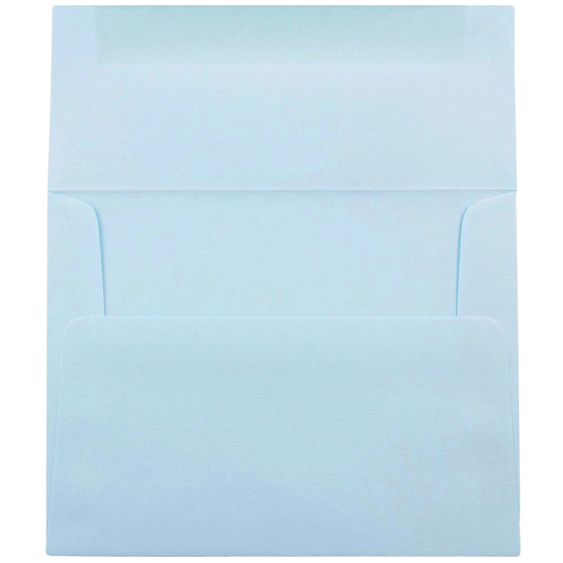 JAM Paper A2 Invitation Envelope 4 3/8" x 5 3/4", Baby Blue, 100/Pack (155624d)