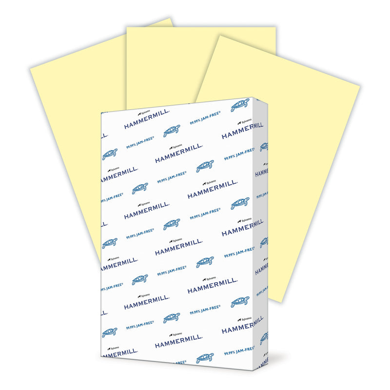 Hammermill Colors Multipurpose Paper, 20 lbs., 11" x 17", Canary, 500 Sheets/Ream (102152)