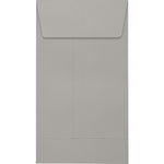 JAM Paper Self Seal #5 1/2 Coin Envelopes, 3 1/8" x 5 1/2", Pastel Gray, 50/Pack (512CO-28GK-50)