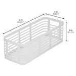 mDesign Steel Organizer, Matte White (25937)