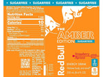 Red Bull Amber Edition Sugar-Free Strawberry Apricot Energy Drink, 8.4 oz., 24 Cans/Carton (RB243204)