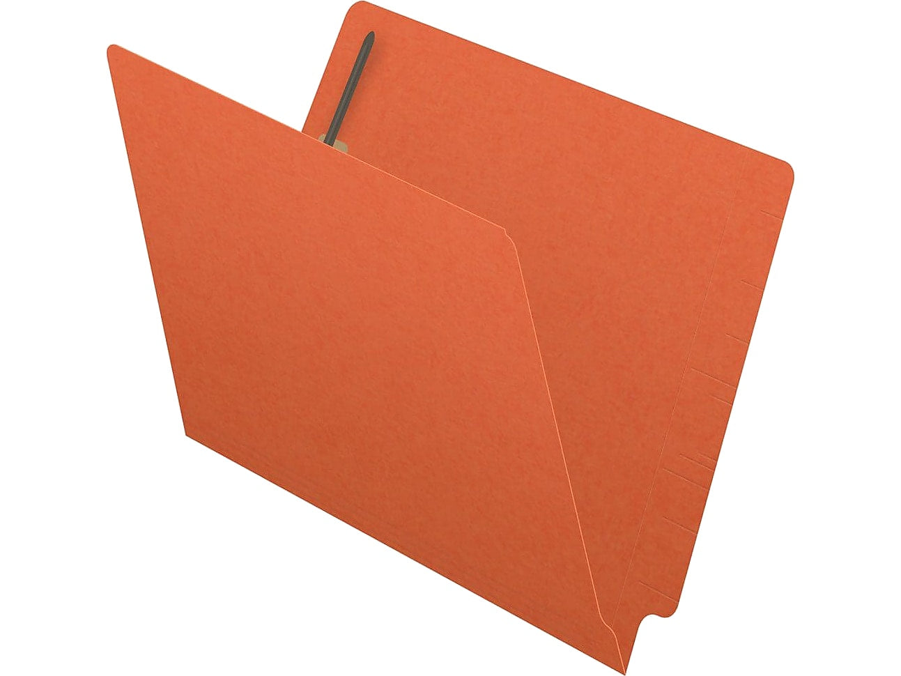 Medical Arts Press Reinforced End Tab File Folder, Straight Cut, Letter-Size, Orange, 50/Box (S-01502-ORG)
