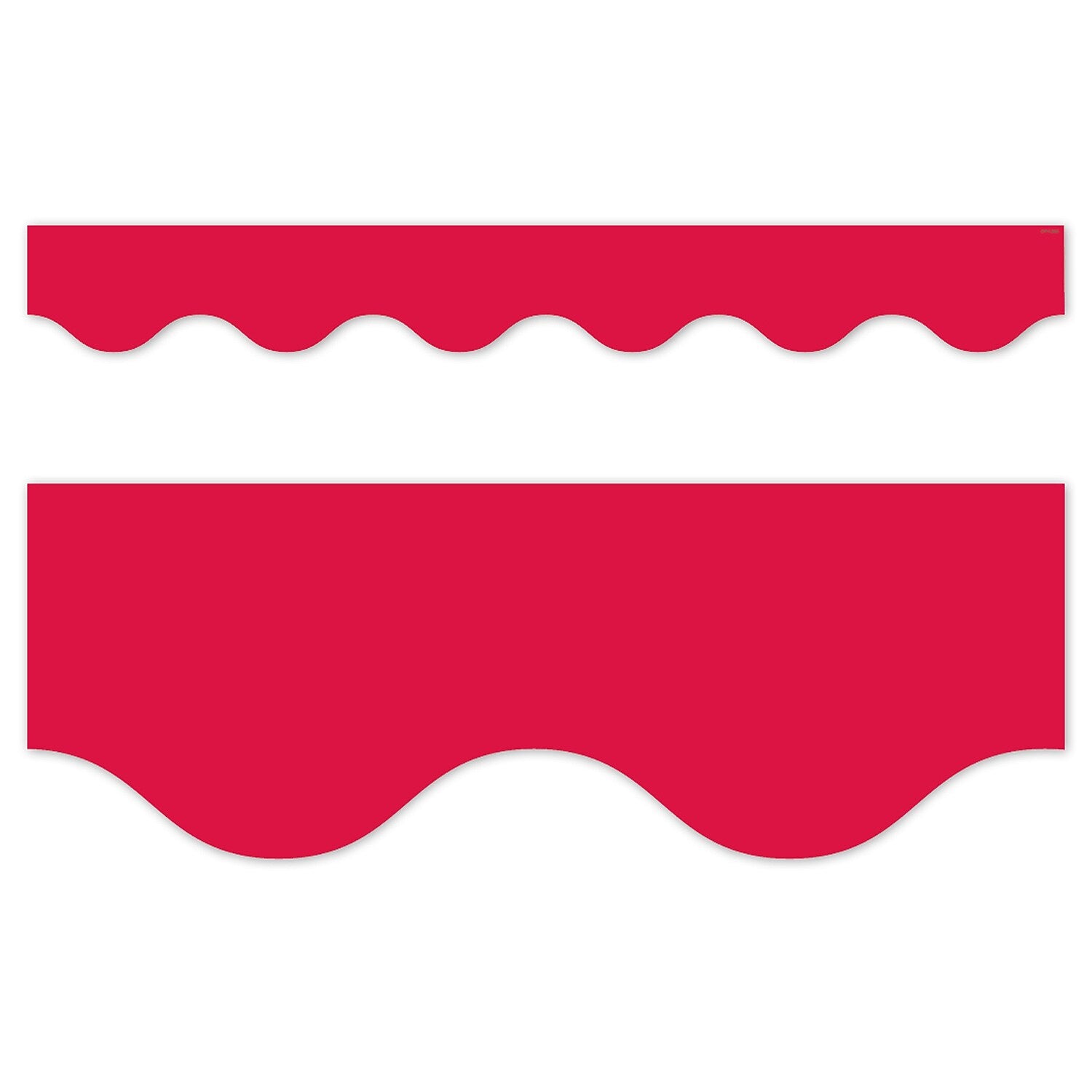 Creative Teaching Press Core Decor EZ Border, 3" x 2', Red Wavy, 24/Pack, 3 Packs/Bundle (CTP11063-3)