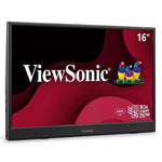 ViewSonic 15.6" 60Hz LED Monitor, Black (VA1653)