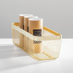 mDesign Steel Organizer, Soft Brass (25959)