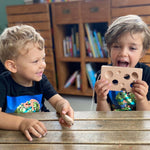 Extasticks Cheesalino Wooden Lacing Cheese and Mouse Toy (EXAE3305)