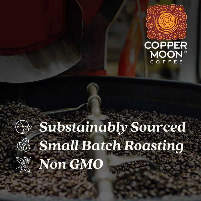 Copper Moon Hawaiian Hazelnut Beans Coffee, Medium Roast, 32 oz. (260286)