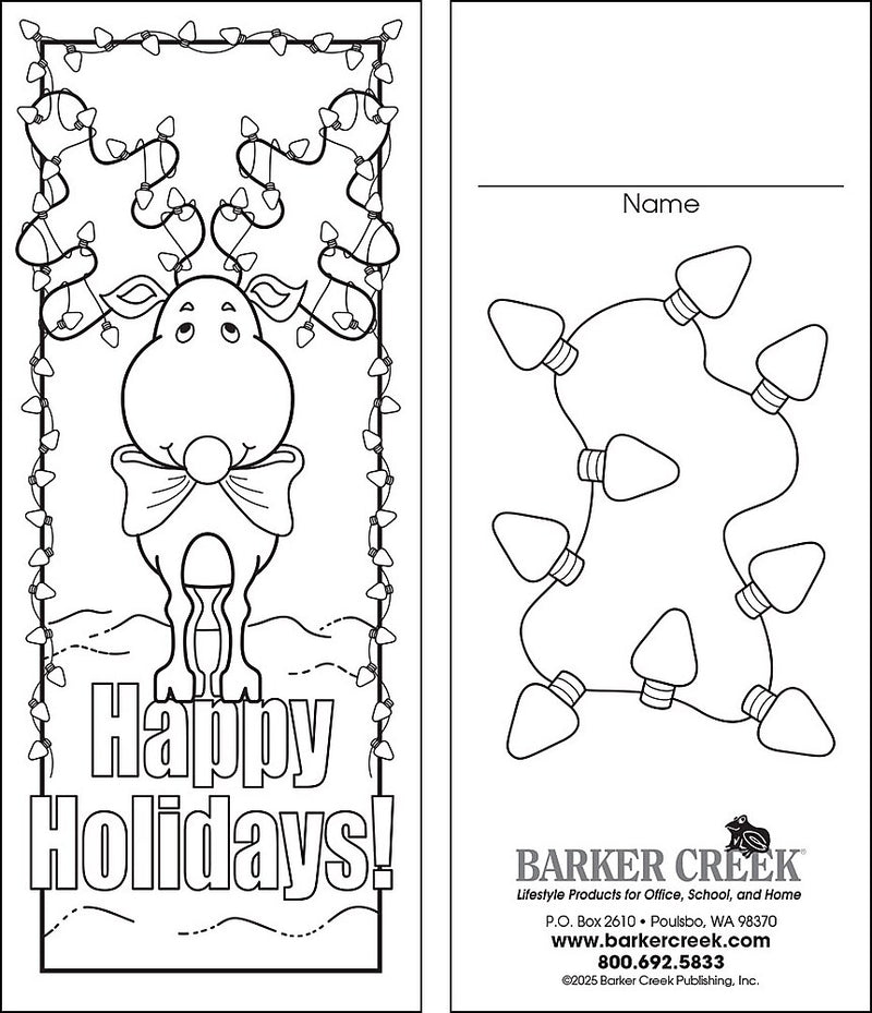 Barker Creek Celebrate Winter Bookmark Set, 60/Pack (LL2187)