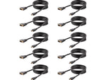 StarTech 6' DVI-D to HDMI Display Cable, Male to Male, Black, 10/Pack (HDMIDVIMM610PK)