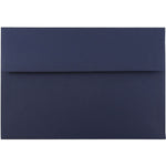 JAM Paper A8 Booklet Envelope 5 1/2" x 8 1/8", Navy Blue, 100/Pack (LEBA767d)