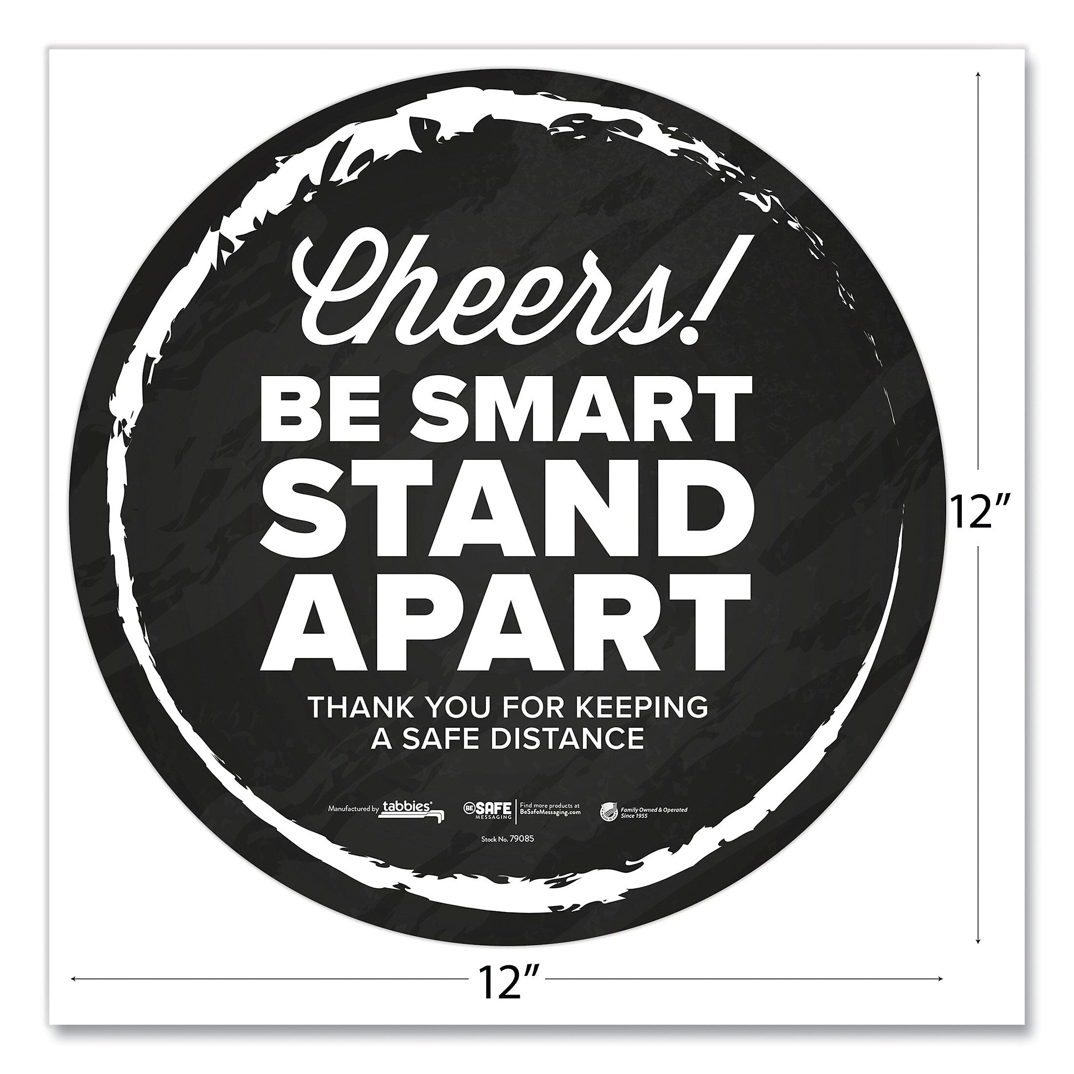 SIGN,FLR DCL,CHEERS,60,BK