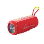Worryfree Gadgets Party Series Wireless Bluetooth Stereo Speaker, IPX6 Water Resistant, Red (WP26-RED)