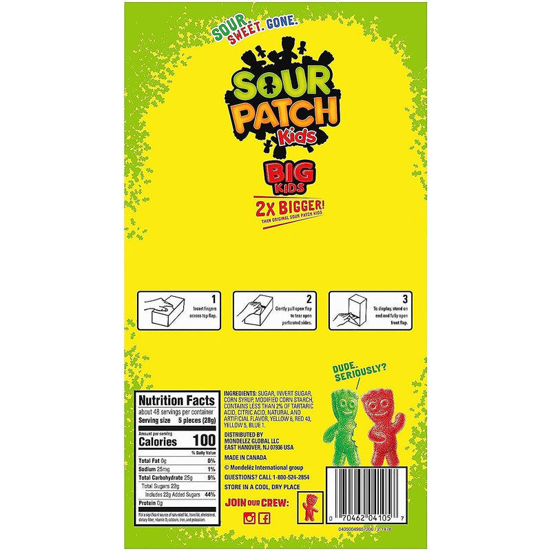 Sour Patch Kids Assorted Gummy Candy, 240/Pieces (AMC4314700)