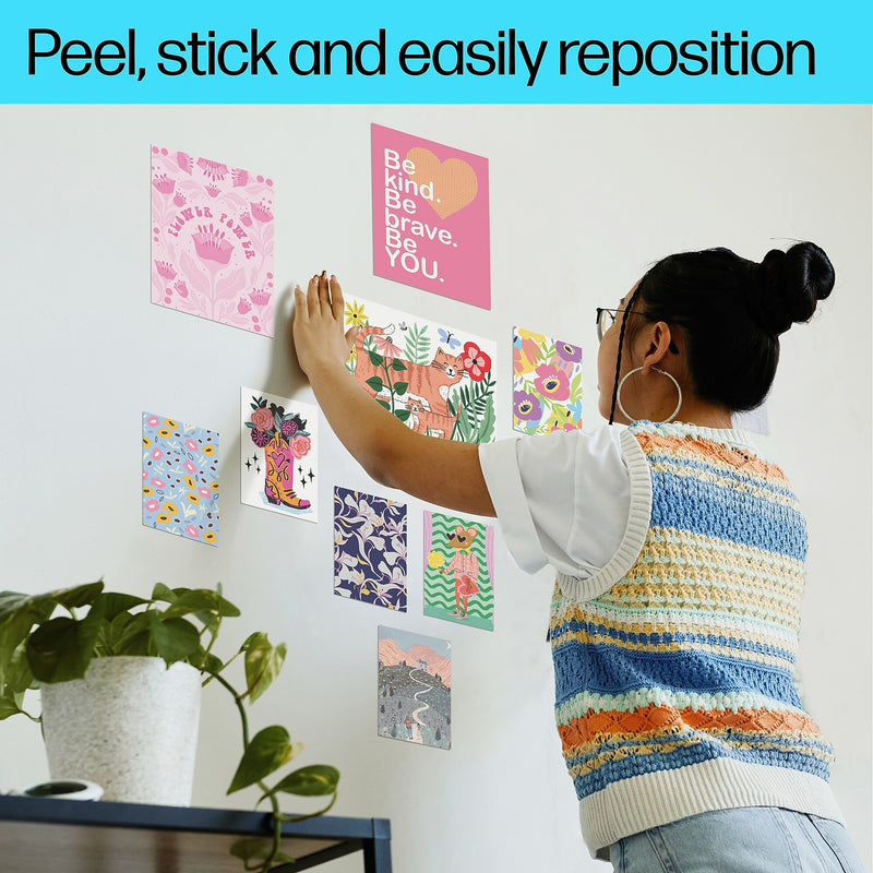 HP Picture Stickers, 8.5" x 11", 25 Sheets/Pack (8L1U9A)