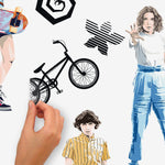 York Wallcoverings Stranger Things Contemporary Decals, Music, Movies & TV (RMK4675SCS)
