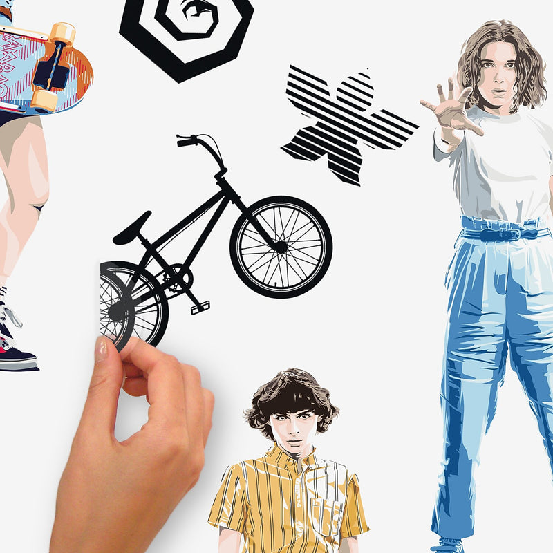 York Wallcoverings Stranger Things Contemporary Decals, Music, Movies & TV (RMK4675SCS)
