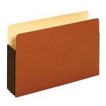 Pendaflex Reinforced File Pocket, 3 1/2" Expansion, Legal Size, Brown, 10/Box (64264)