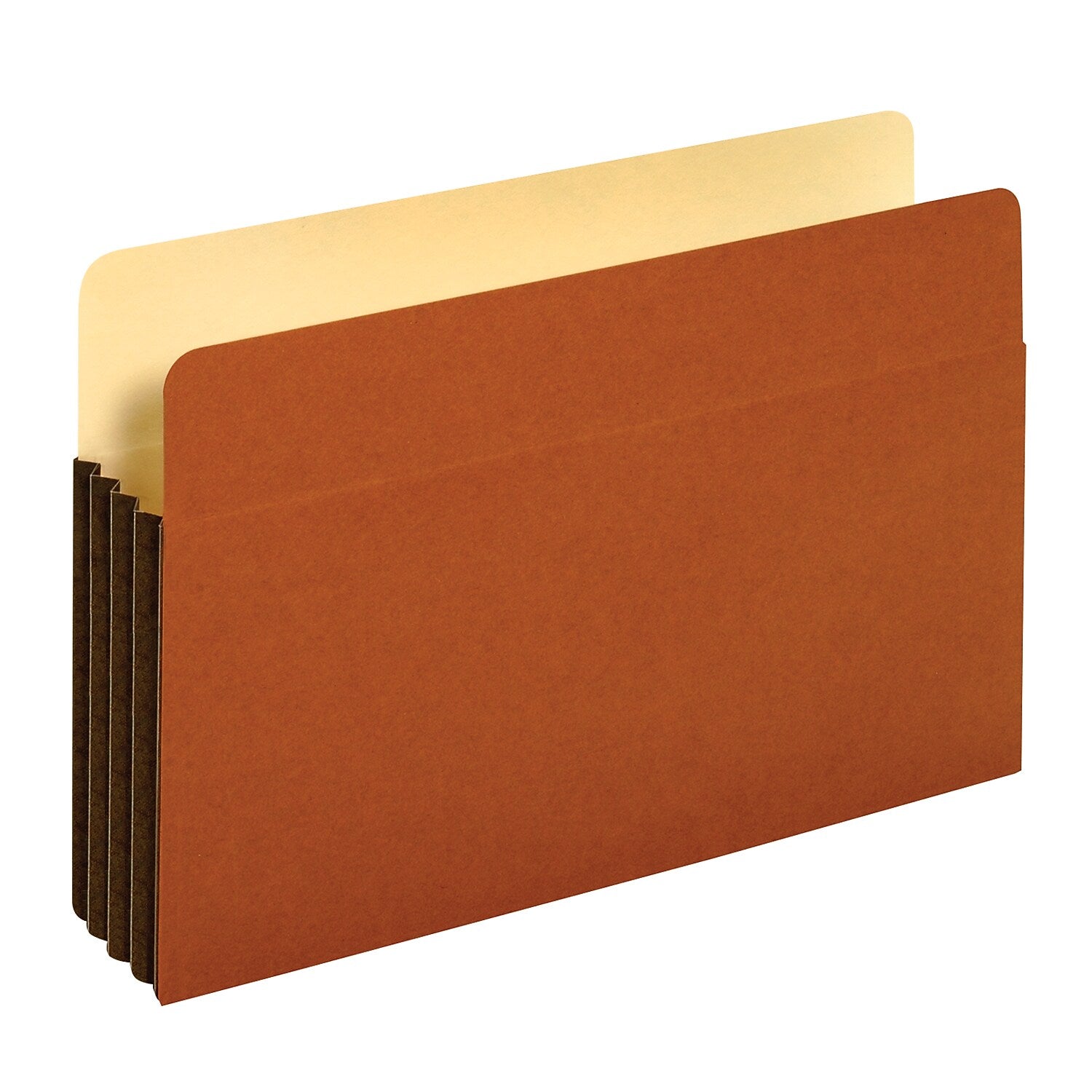 Pendaflex Reinforced File Pocket, 3 1/2" Expansion, Legal Size, Brown, 10/Box (64264)