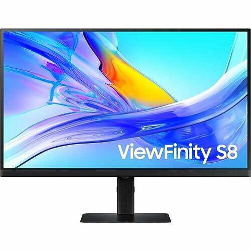 Samsung ViewFinity S8 27" 4K Ultra HD 60 Hz LED Monitor, Black (LS27D802UANXGO)