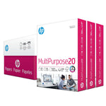 HP 8.5" x 11" Multipurpose Paper, 20 lbs., 96 Brightness, 1500 Sheets/Carton (112530)