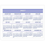 2026 AT-A-GLANCE Flip-A-Week 7" x 5.5" Weekly Desk Calendar Refill Pages, White/Blue (SW705X-50-26)
