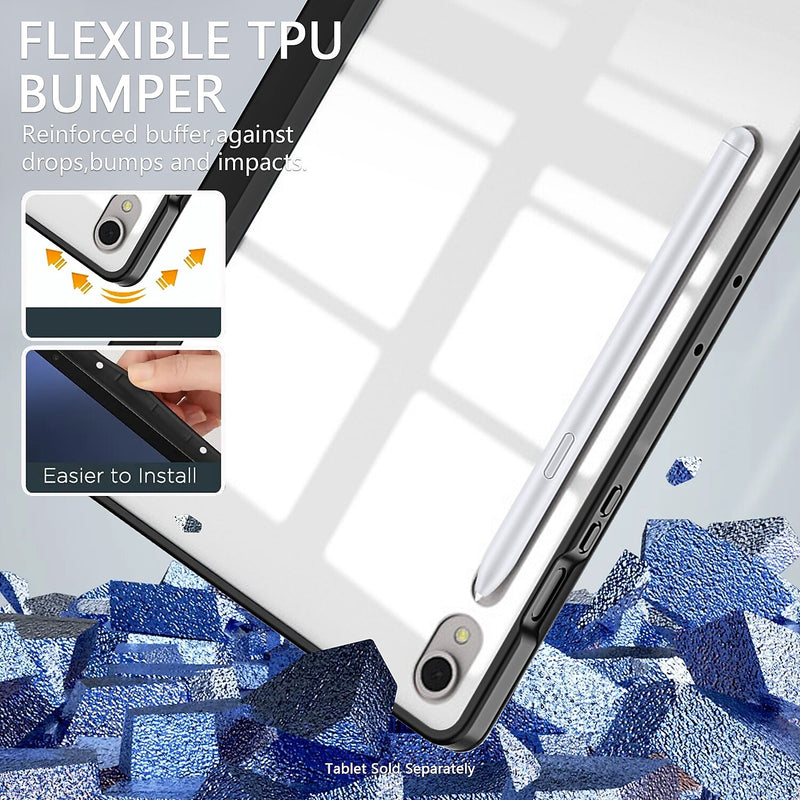 SaharaCase Venture Series TPU 13.1" Folio Case for S10 FE+, Scorpion Black (TB00467)