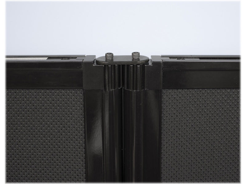 Versare The Room Divider 360 Freestanding Folding Portable Partition, 82"H x 300"W, Ocean Fabric (1182915)