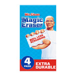 Mr. Clean Magic Eraser Extra Durable Scrubbers, White, 4 Scrubbers/Pack (82038)