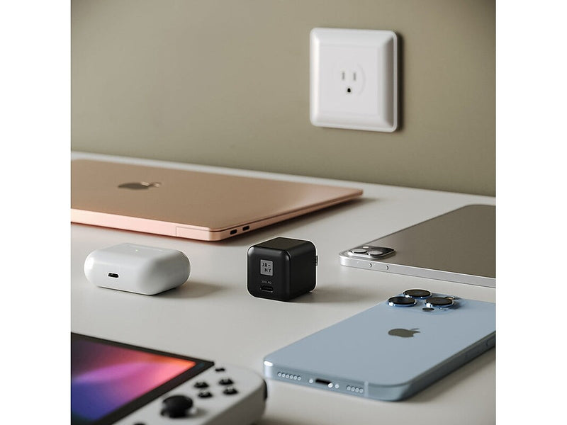 Journey Mini USB Type-C Wall Charger, Black (JWCG130BL)