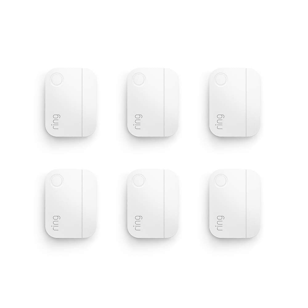 Ring Alarm Wireless Contact Sensors (2nd Gen), White, 6/Pack (B07ZPLN8R3)