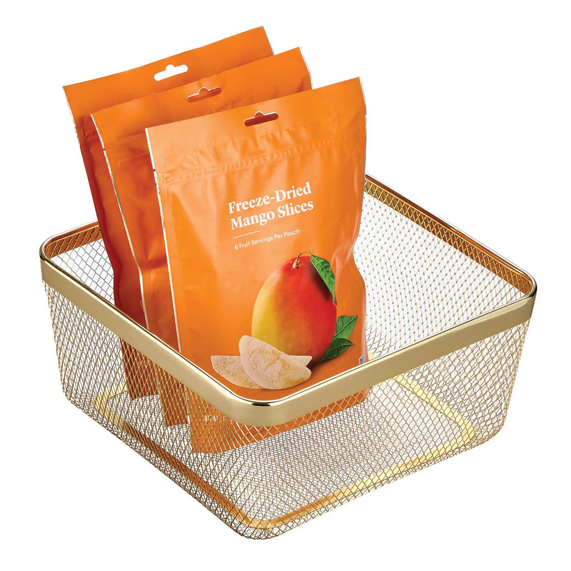 mDesign Steel Organizer, Soft Brass (25950)