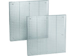 Azar 24" x 24" Pegboard Wall Panel, Clear, 2/Pack (772424-CLR-2PK)