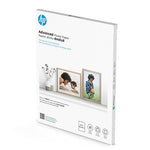 HP Advanced Photo Paper, Glossy, 8" x 10", 25 Sheets/Pack (6J777A)